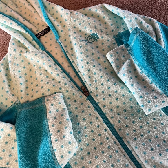 Girls North Face fleece jacket size 10-12 - Picture 2 of 3